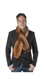 Polecat fur scarf - fur on both sides - Unisex